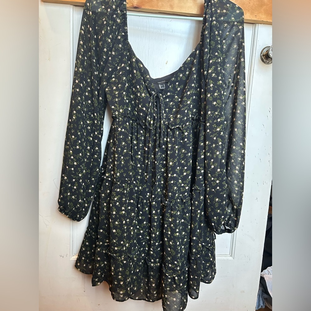 Floral babydoll dress